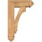 Ekena Millwork Imperial Arts and Crafts Smooth Bracket w/ Offset Brace, Western Red Cedar, 5 1/2"W x 14"D x 22"H BKT0604X14X22IMP03SWR - alternate 3